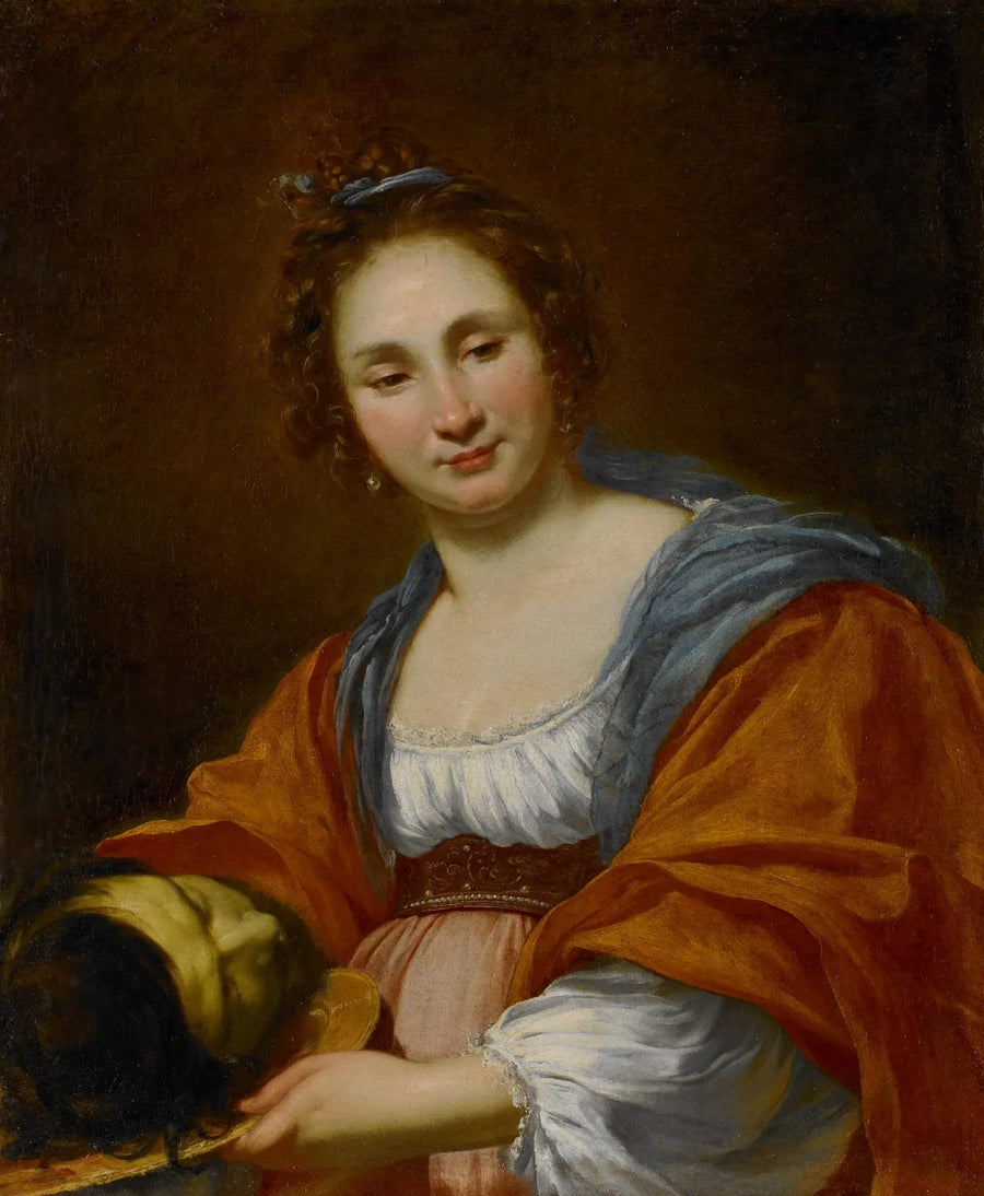 Salomé, die den Kopf des heiligen Johannes des Täufers empfängt - Simon Vouet