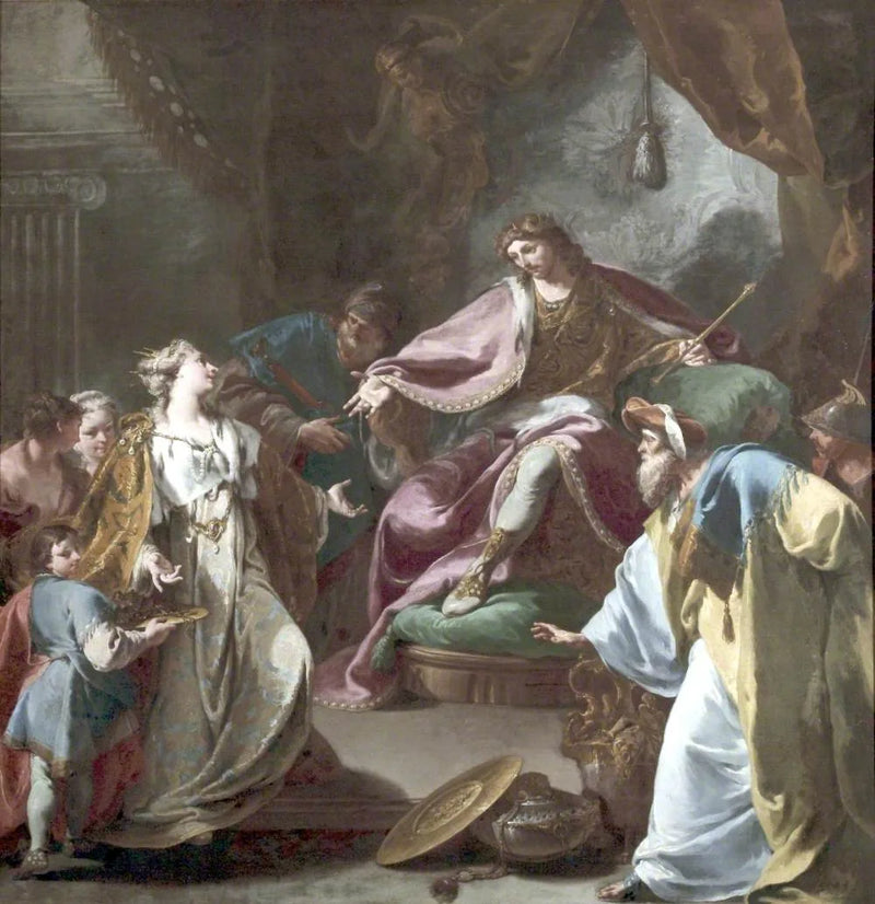Salomon und die Königin von Saba - Giovanni Battista Pittoni