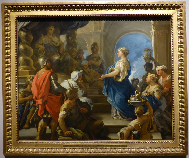 Salomon und die Königin von Saba - Luca Giordano