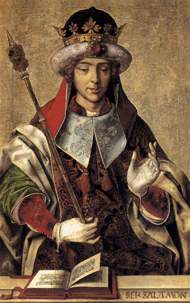 Salomon - Pedro Berruguete image 1 copie de tableau peinte à la main