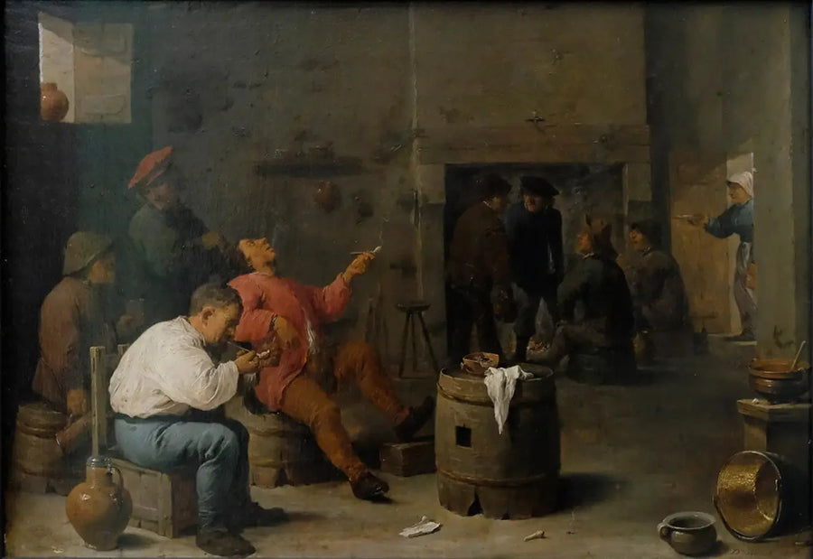 Bauernhof-Salon - David Teniers der Jüngere