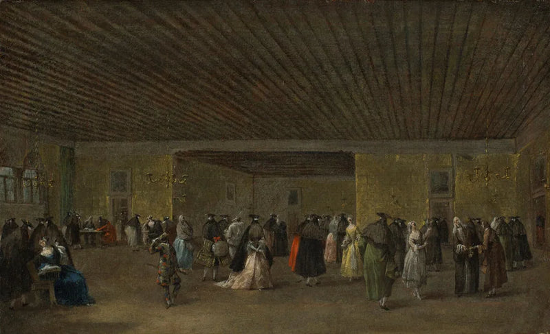 Hauptsaal des Ridotto, Venedig - Francesco Guardi