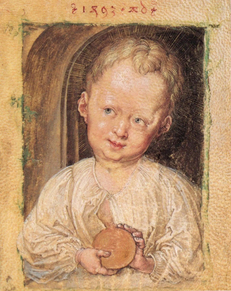 Salvator Mundi mit dem Jesuskind - Albrecht Dürer