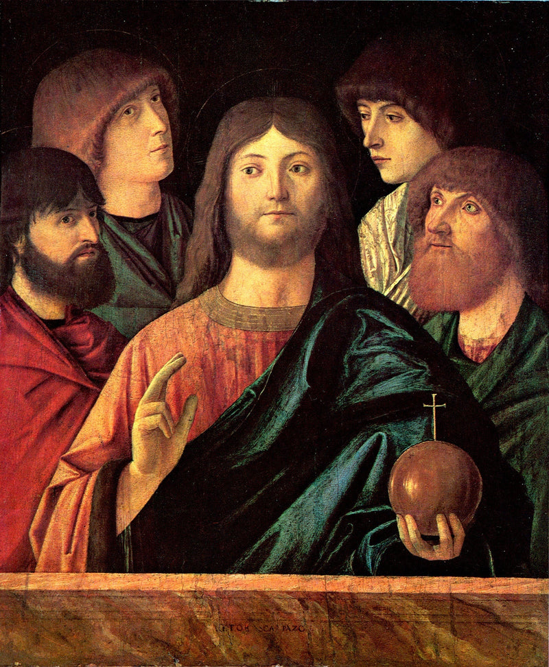 Salvator Mundi mit den Aposteln - Vittore Carpaccio