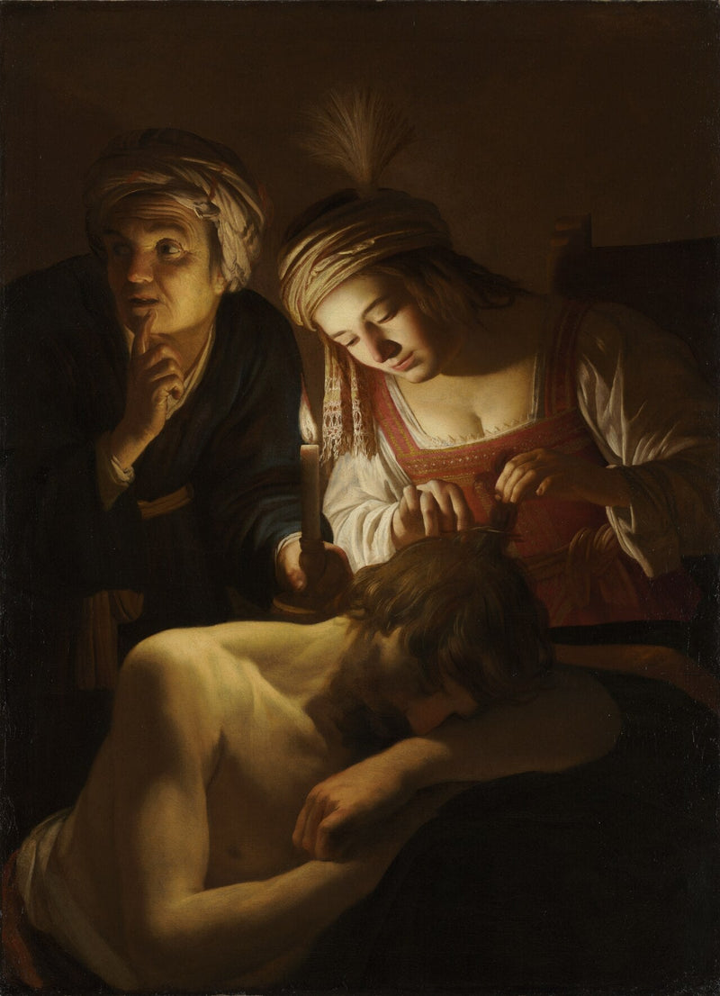 Samson und Dalila - Gerrit van Honthorst