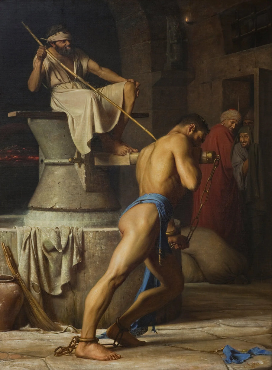 Samson und die Philister - Carl Heinrich Bloch