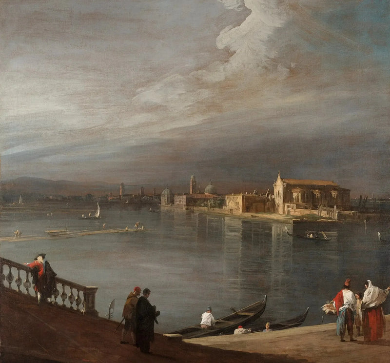 San Cristoforo, San Michele und Murano von den Fondamenta Nuove, Venedig - Canaletto