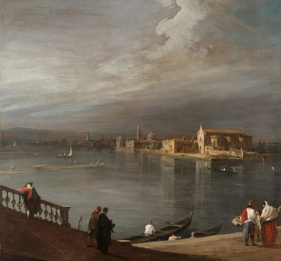 San Cristoforo, San Michele und Murano von den Fondamenta Nuove, Venedig - Canaletto