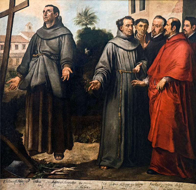 San Diego de Alcalá de Henares in Ekstase vor dem Kreuz - Bartolomé Esteban Murillo