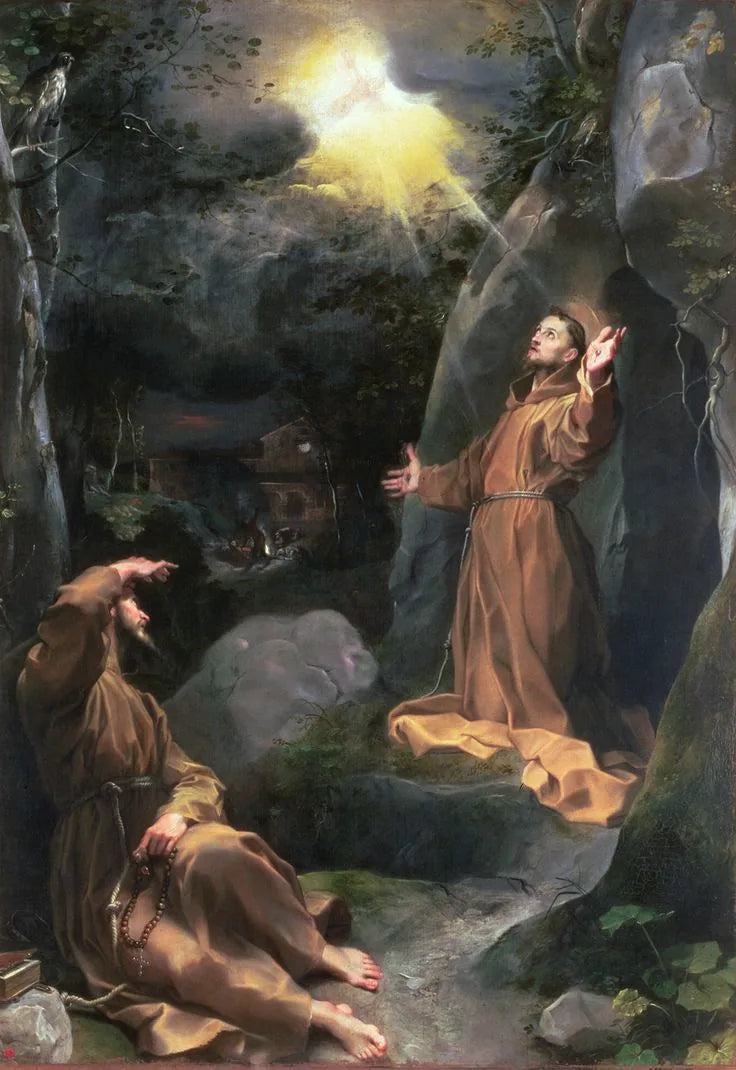 San Francesco erhält das Stigmata - Federico Barroci