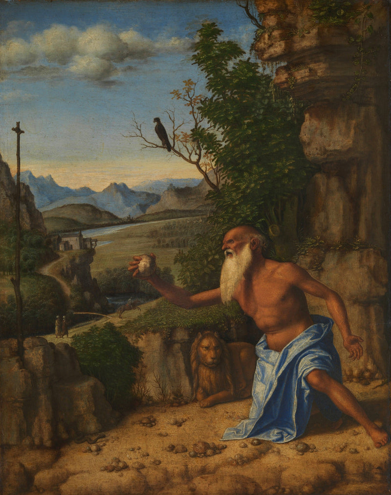 San Girolamo in der Wüste - Cima da Conegliano