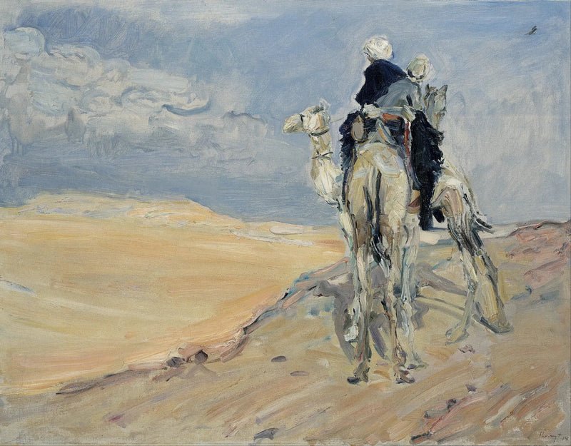 Sandsturm in der libyschen Wüste - Max Slevogt
