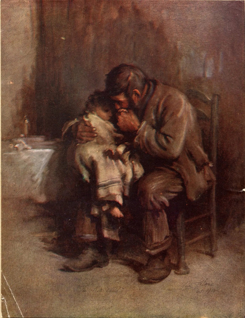 Ohne Mutter - Luke Fildes