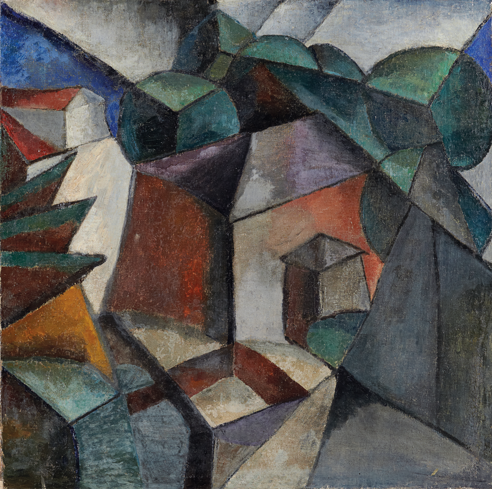 Sans titre - Lioubov Popova image 1 copie peinte à la main à l’huile
