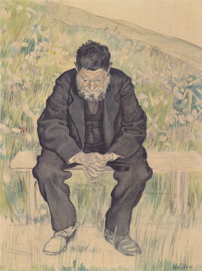 Ohne Arbeit - Ferdinand Hodler