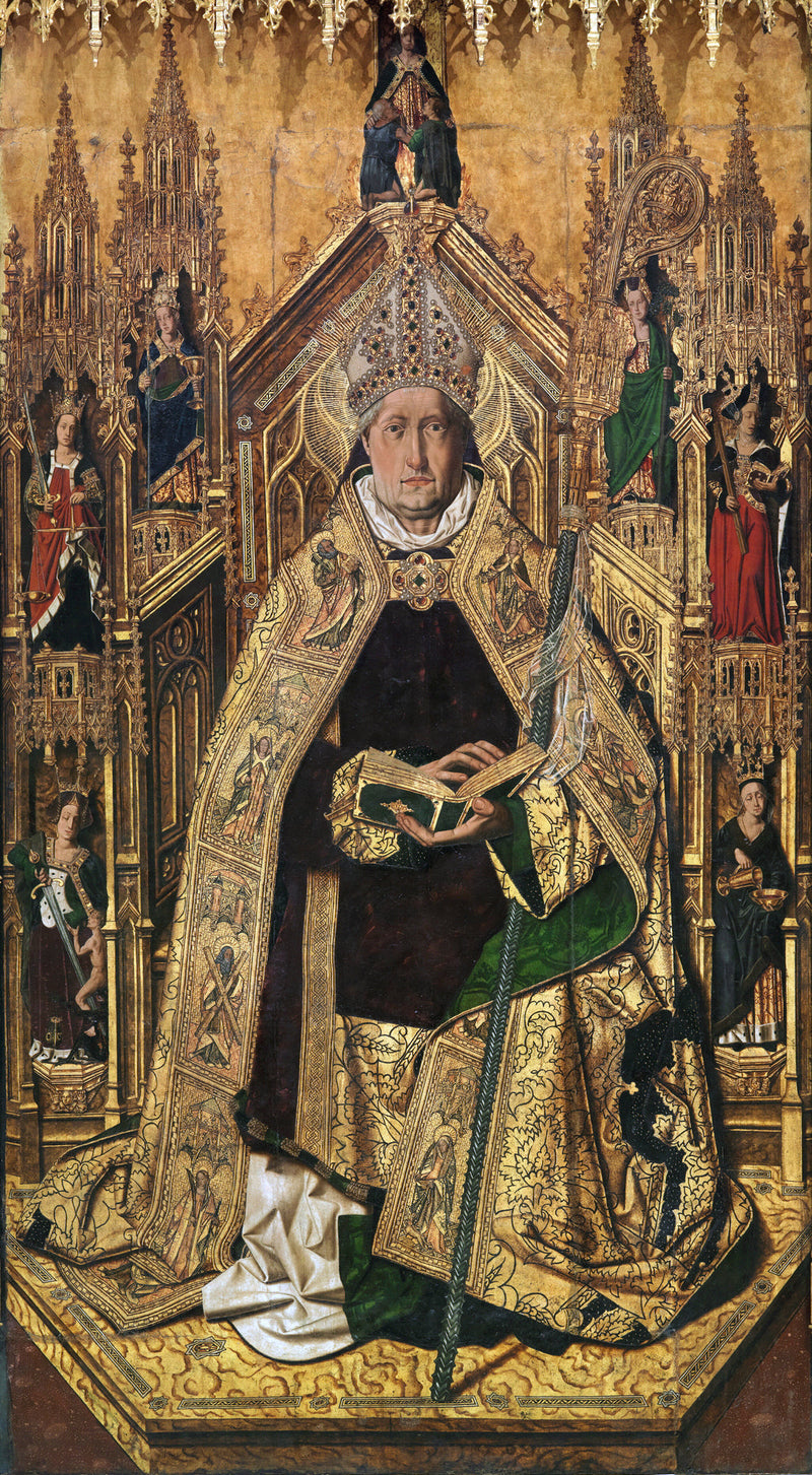 Santo Domingo de Silos zum Bischof erhoben, von Bartolomé Bermejo (Museo del Prado) - Bartolomé Bermejo