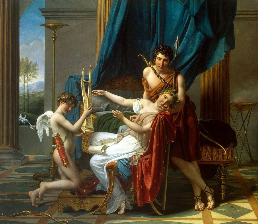 Sapho, Phaon und die Liebe - Jacques-Louis David