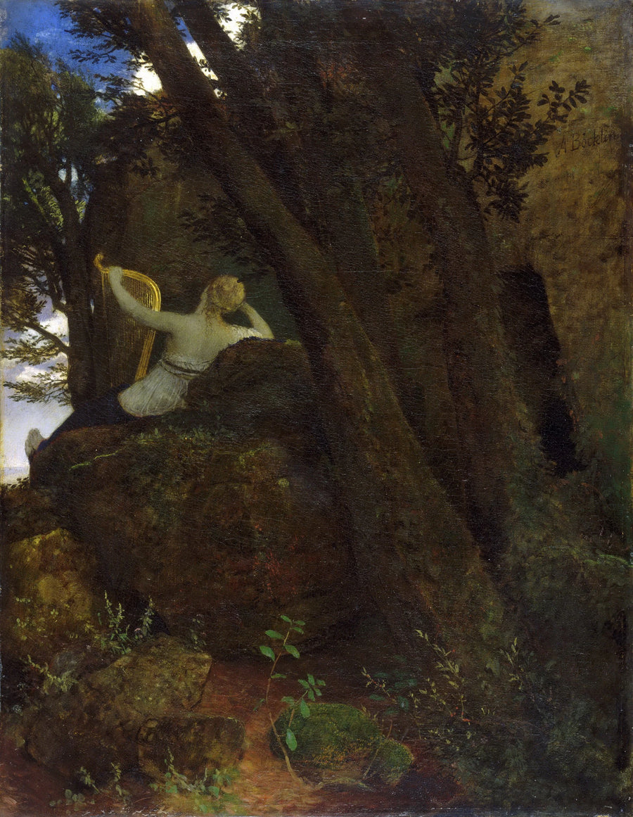 Sappho - Arnold Böcklin