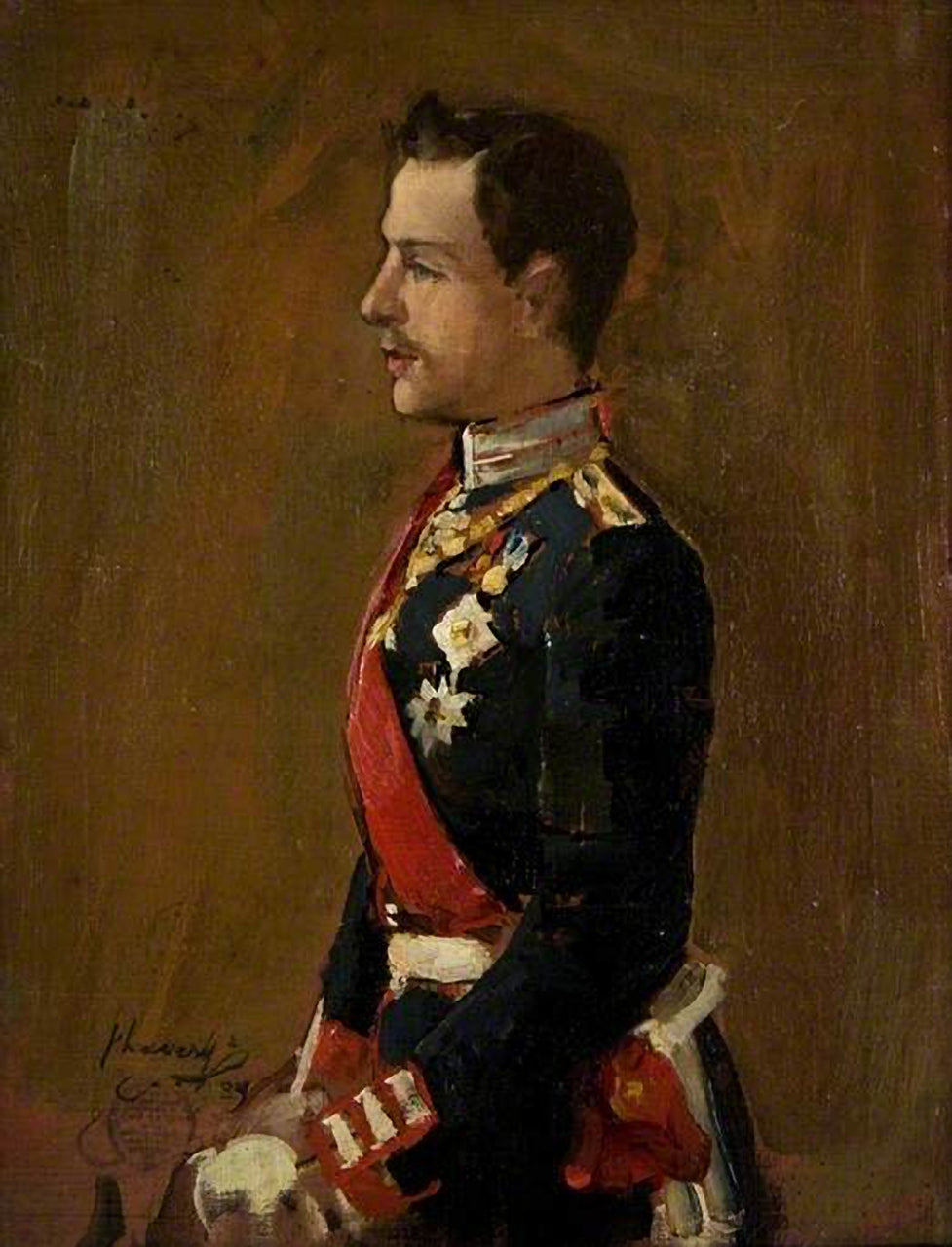 SAR le Grand-Duc Héritier de Hesse (croquis) - John Lavery image 1 copie de tableau peinte à la main