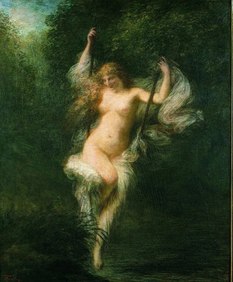 Henri Fantin-Latour Reproduktion auf Leinwand - Stillleben mit Rosen