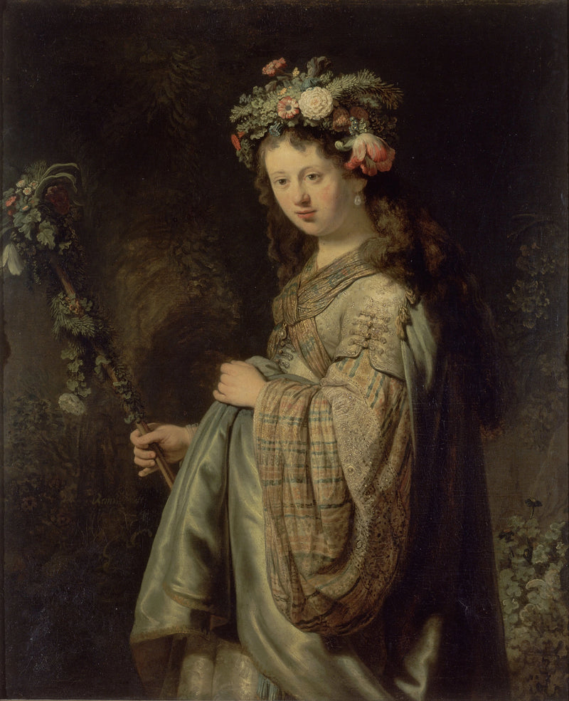 Saskia in der Blüte - Rembrandt