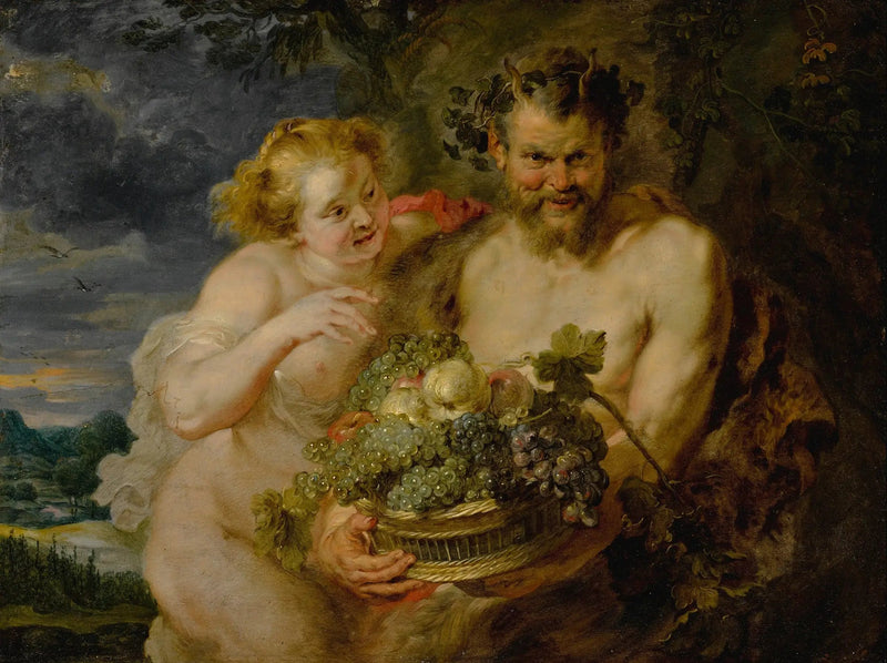 Satyr und Bacchant - Peter Paul Rubens