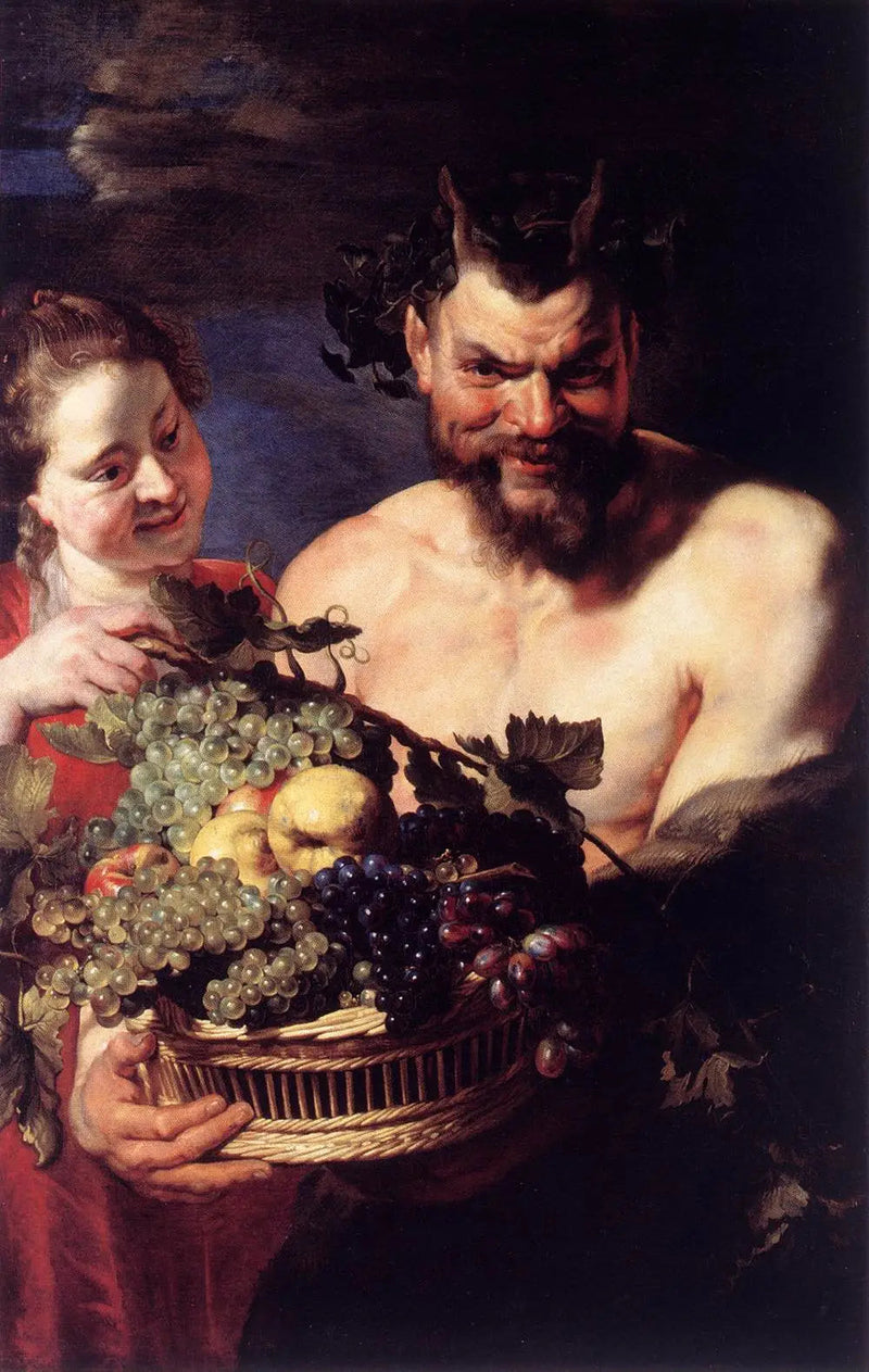 Satyr und Mädchen - Peter Paul Rubens