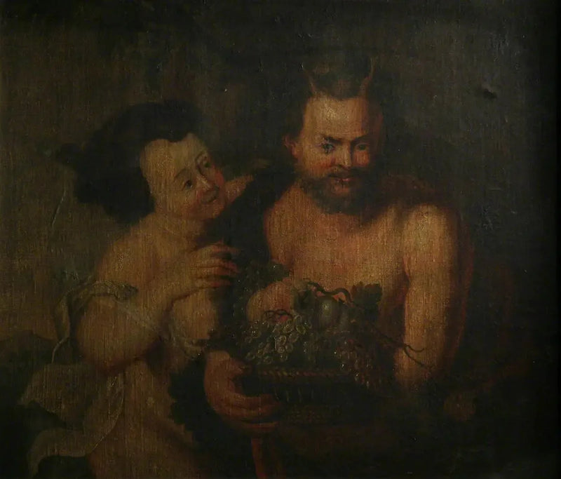 Satyr und ein Mädchen - Peter Paul Rubens