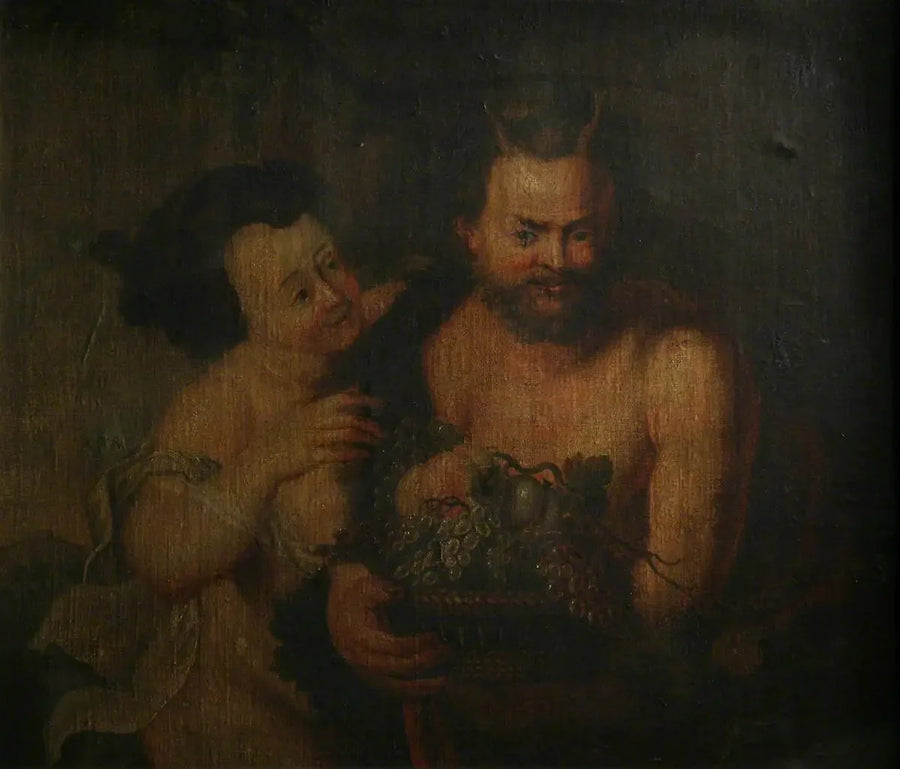 Satyr und ein Mädchen - Peter Paul Rubens