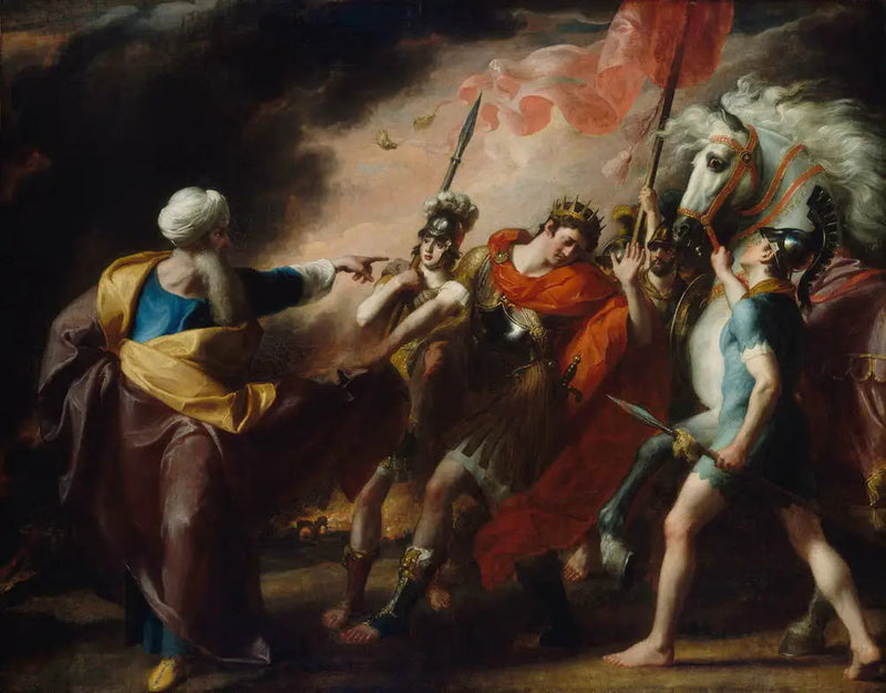Saül gerügt von Samuel - John Singleton Copley
