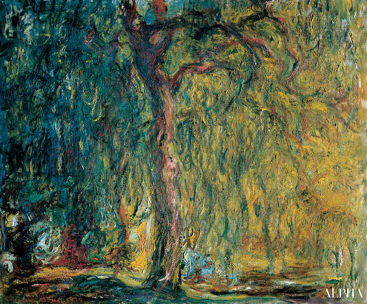 Saule pleureur, 1918 - Claude Monet - Reproductions de tableaux et peintures haut de gamme