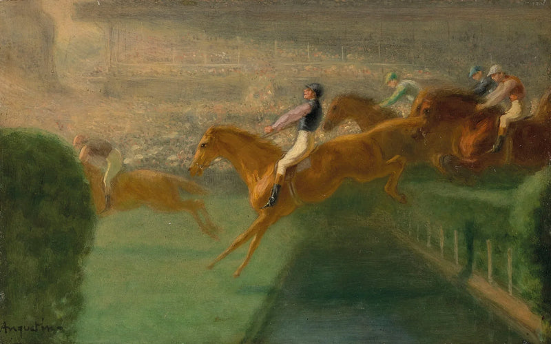 Hindernissprung - Louis Anquetin