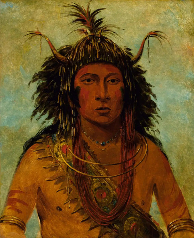 Say-say-gon, Hagelsturm, Kriegsherr - George Catlin