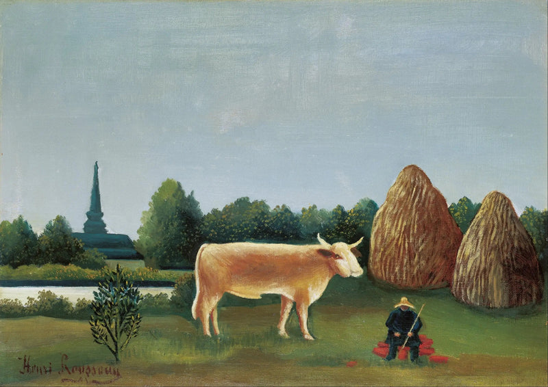 Szene in Bagneux, am Stadtrand von Paris - Henri Rousseau
