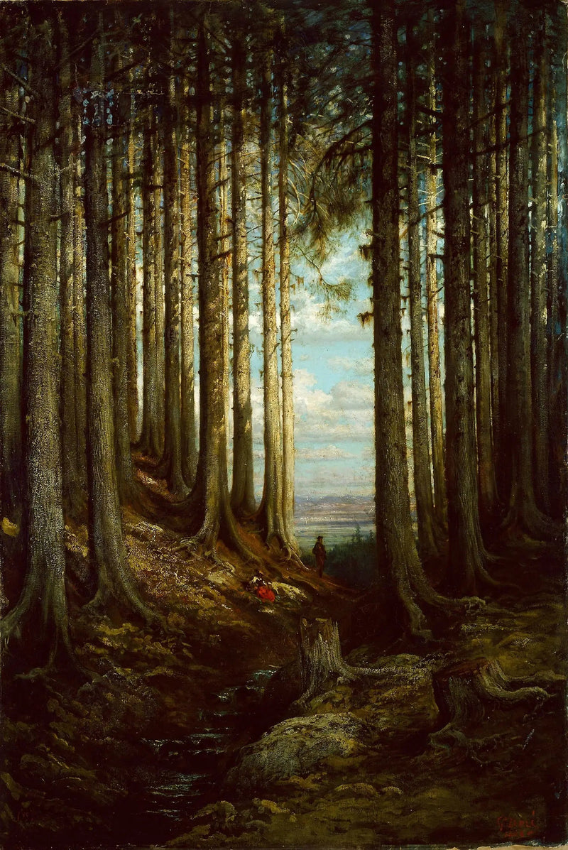 Alpenlandschaftsszene - Gustave Doré