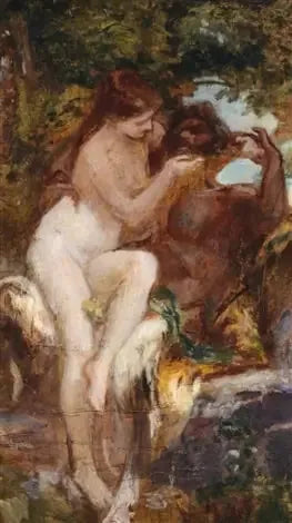Liebesszene - Franz von Stuck