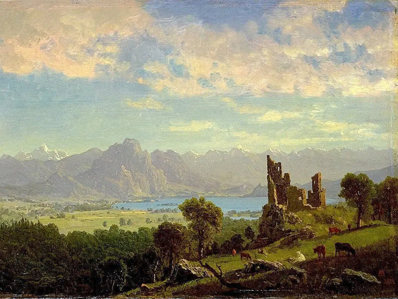 Tiroler Szene - Albert Bierstadt