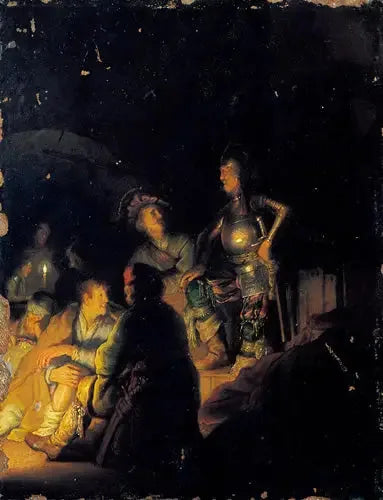 Biblische Nachtszene - Rembrandt