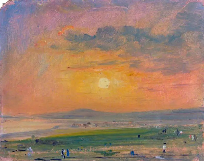 Küstenszene in Brighton, Abend - John Constable