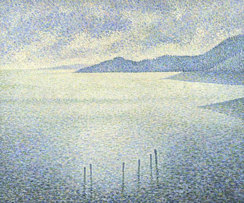 Scène côtière - Théo van Rysselberghe image 1 reproduction de peinture à l’huile