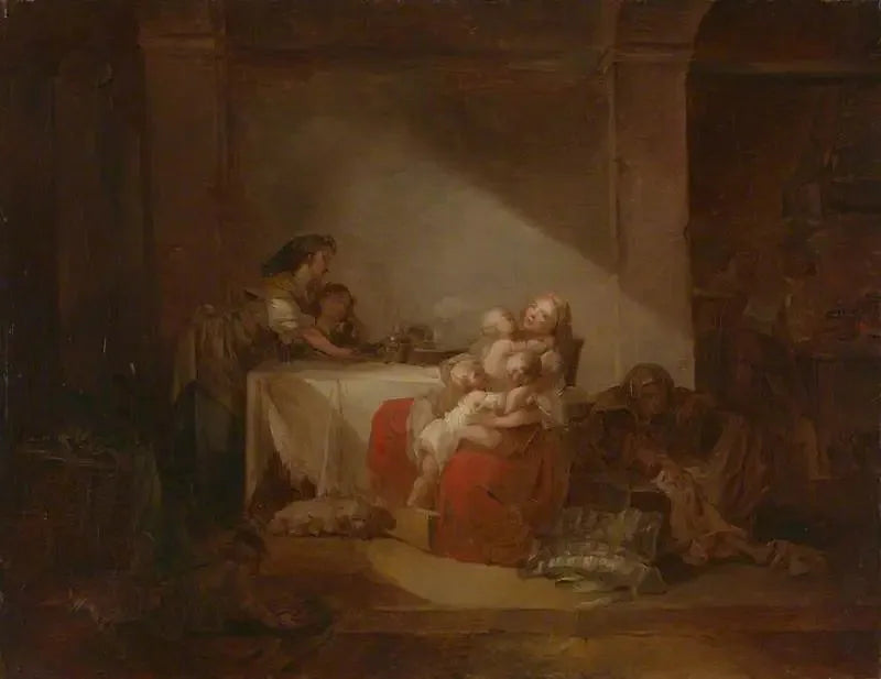Interieur Szene - Jean-Honoré Fragonard