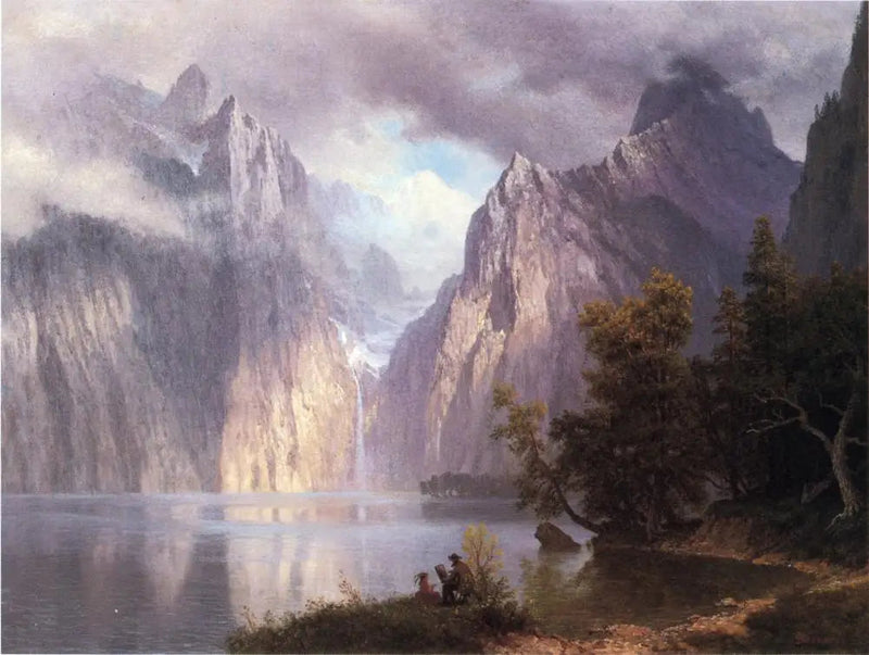 Szene in den Sierra Nevada - Albert Bierstadt