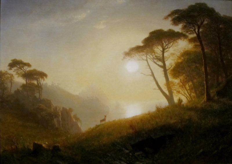 Szene im Yosemite-Tal - Albert Bierstadt