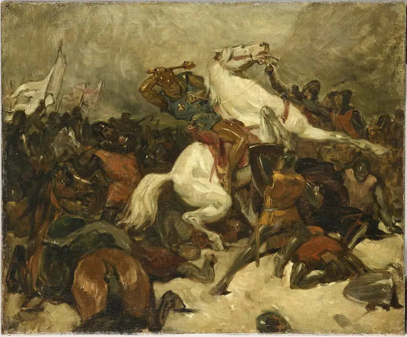 Schlachtenszene - Eugène Delacroix