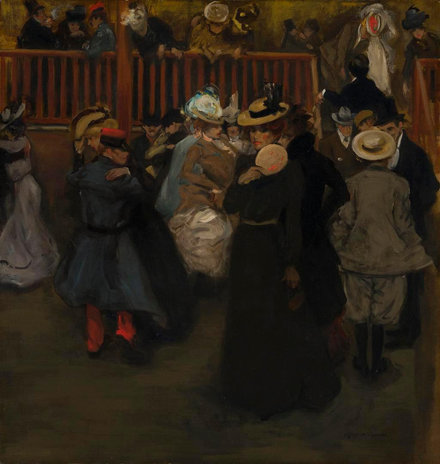 Scène de café - Alfred Henry Maurer image 1 reproduction artisanale de tableau