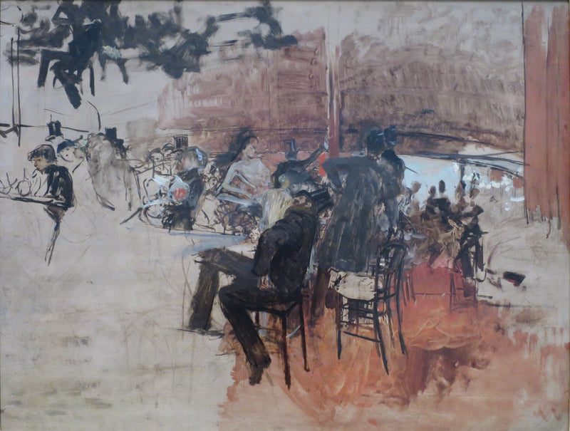 Kaffeeszene - Giovanni Boldini