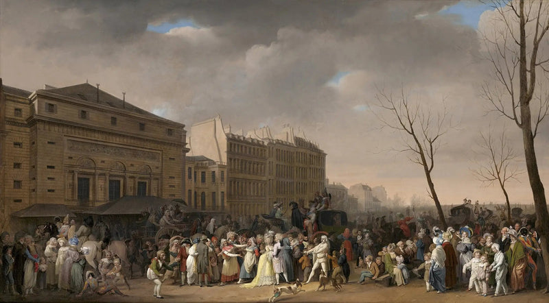 Karnevalsszene - Louis-Léopold Boilly
