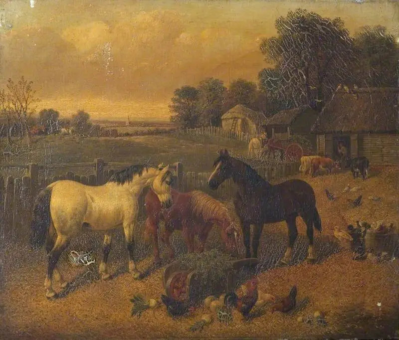 Bauernszene - John Frederick Herring, Sr.