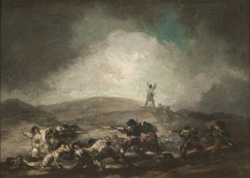 Kriegsszene - Francisco de Goya