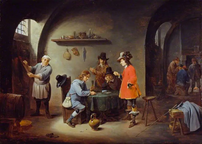 Spielszenen in einer Gaststätte - David Teniers der Jüngere